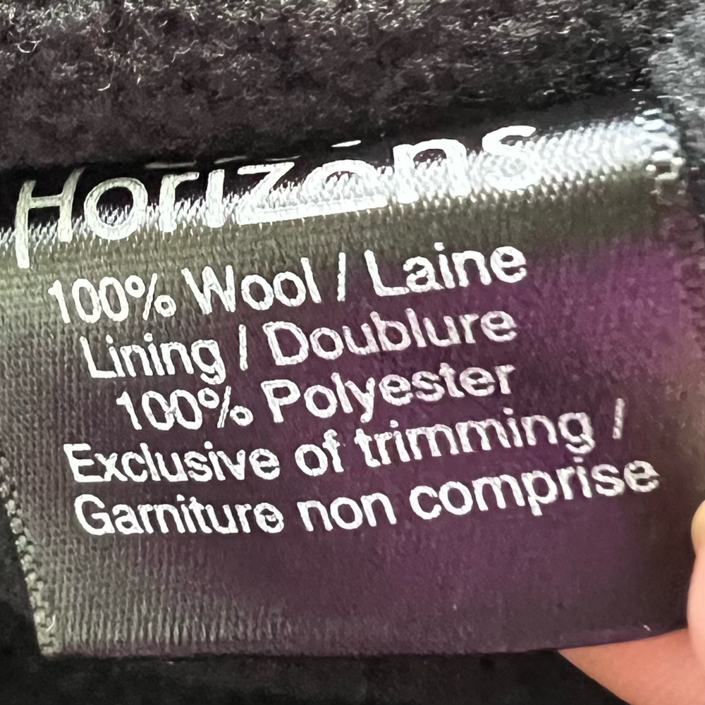 Lost Horizons NEW Selkirk Wool Fleece Line Hooded Patchwork Sweater Men’s M - Picture 8 of 12